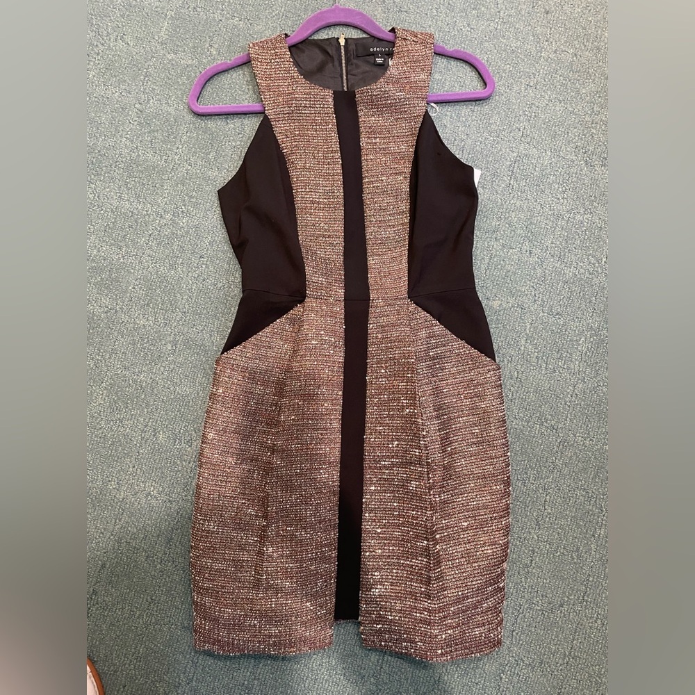 Black and Brown Sleeveless Dress size S NWT
Adelyn Rae